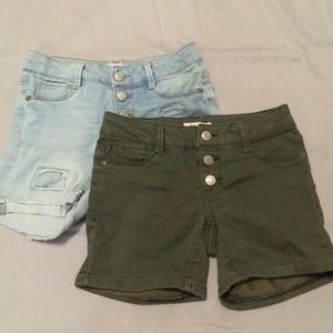 2 Pairs of Girls shorts